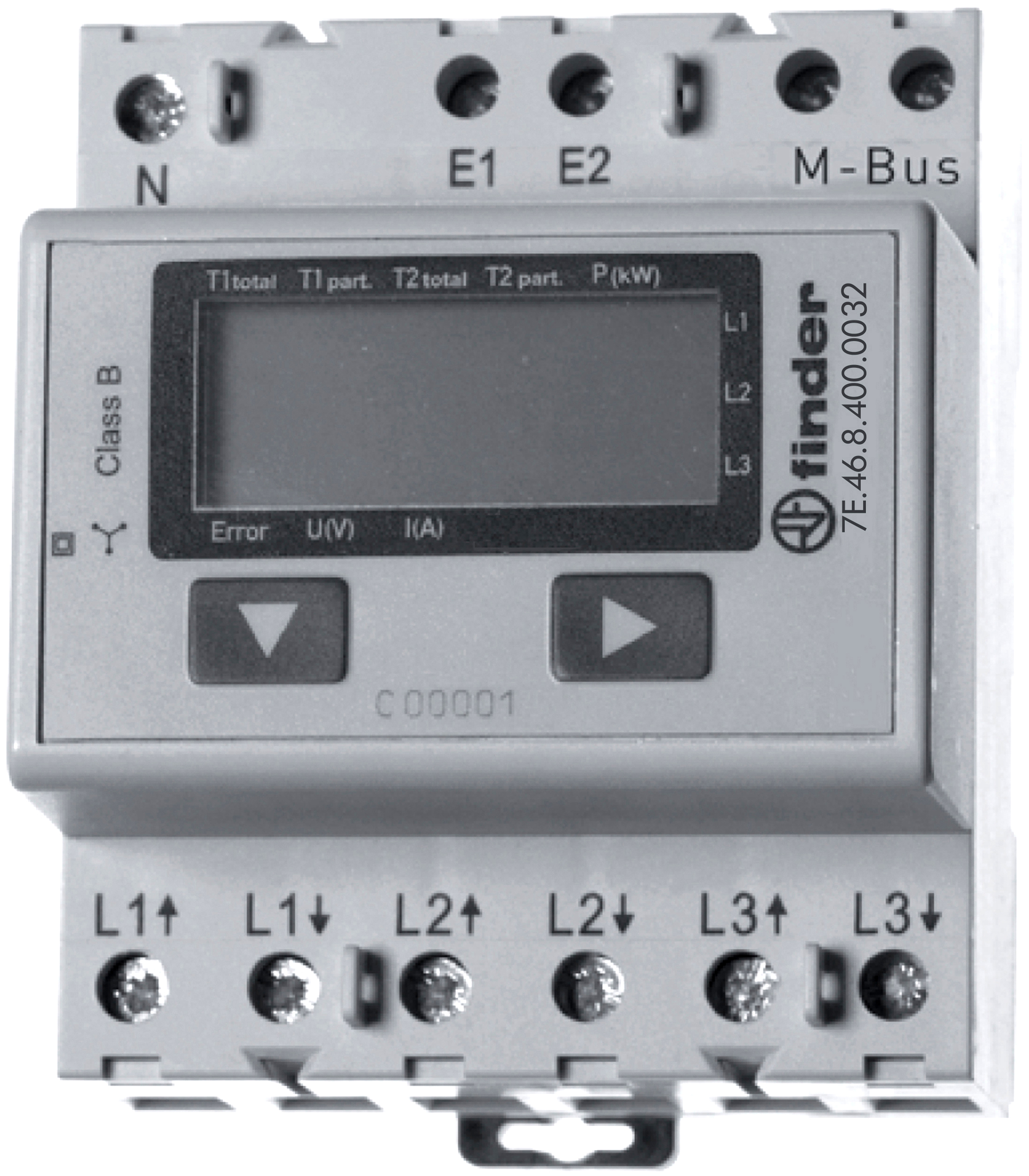 Wirkstromzhler, LCD, MBUS, MID